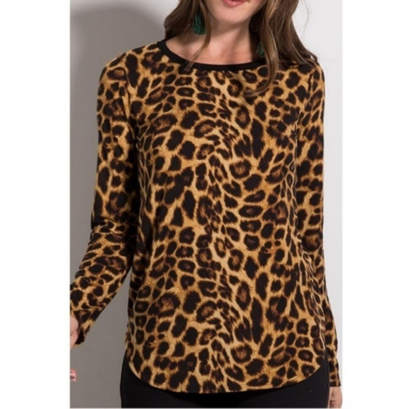 Tops - SO SOFT LEOPARD PRINT TOP